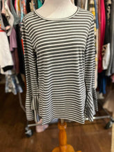 Load image into Gallery viewer, Grey Striped Belle Sleeve
