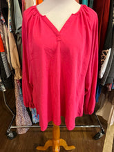 Load image into Gallery viewer, Pink peasant top
