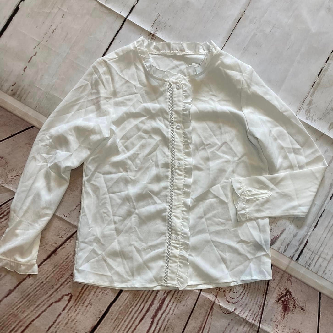 White Button-up Blouse