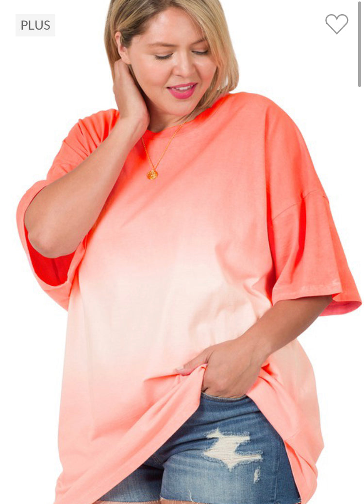 Oversized Ombré T